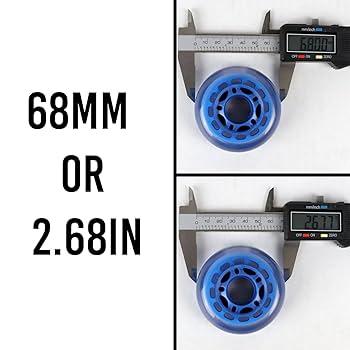 Amazon.com : Player's Choice Roller Hockey Wheels 68mm 78A